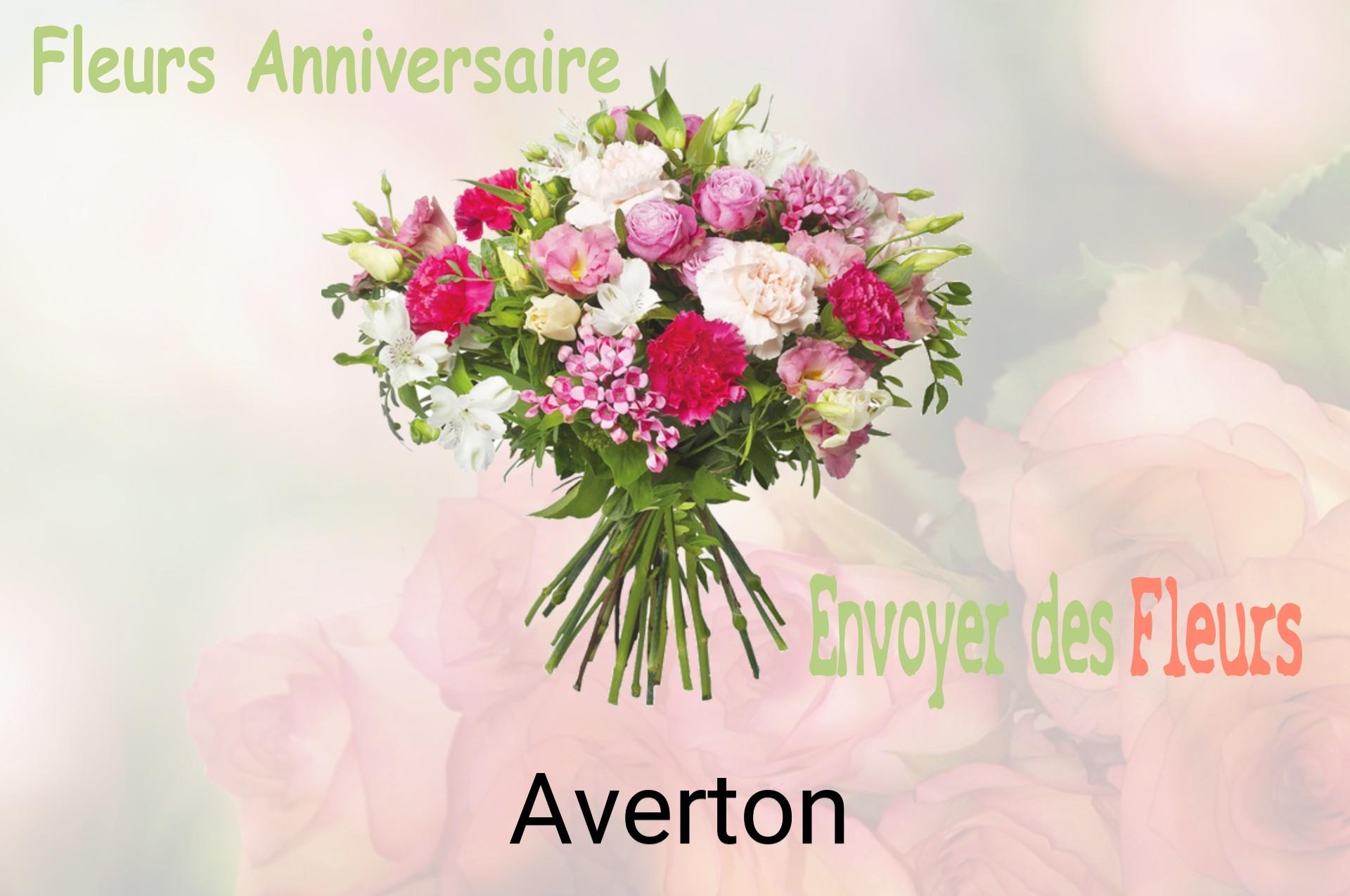 Bouquet de fleurs d’anniversaire livré à Averton