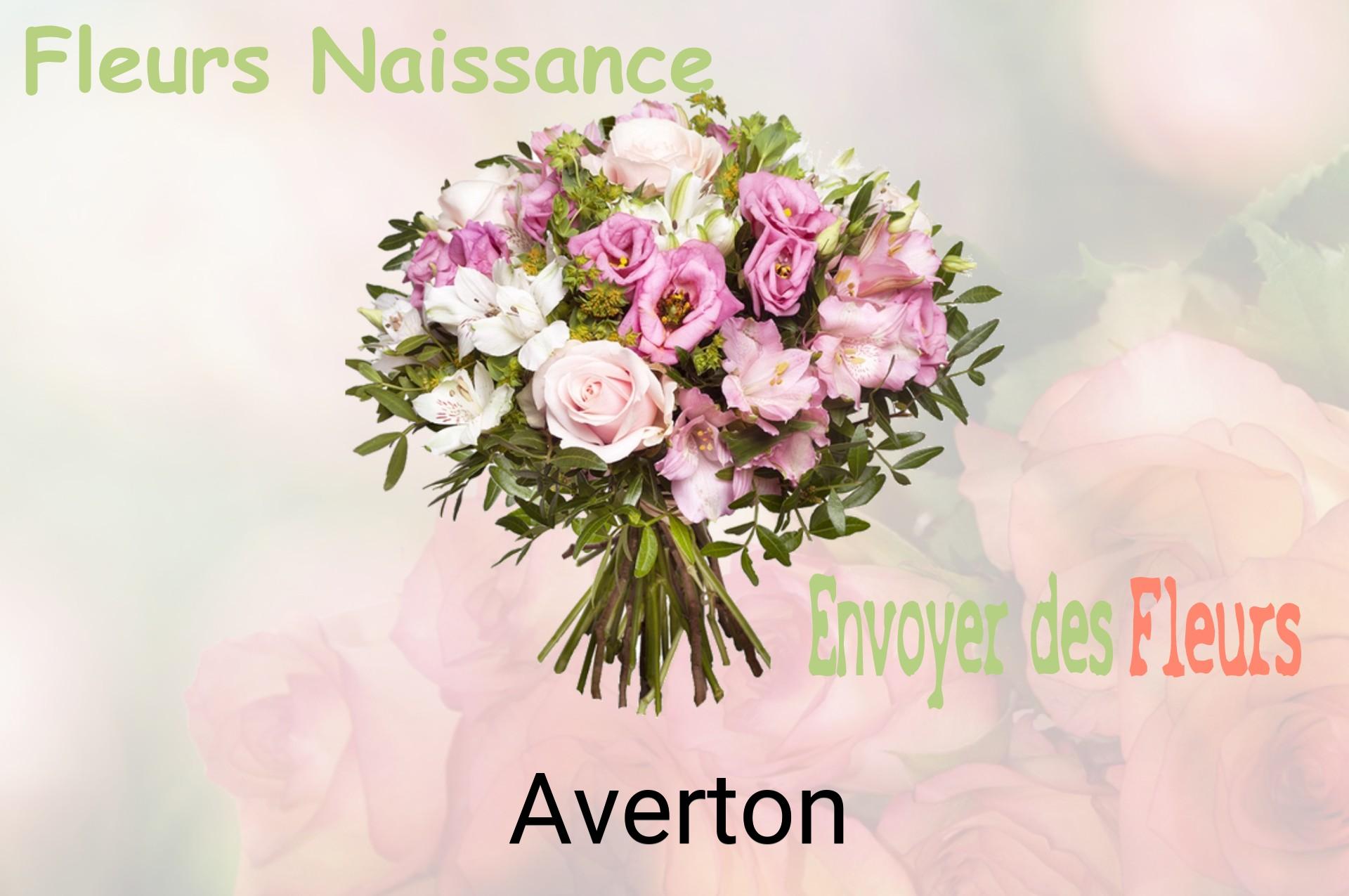 Bouquet de fleurs de naissance livré à Averton
